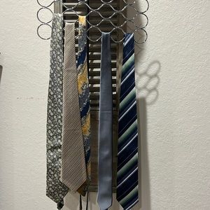 Verities of men’s ties different styles  color print & brands 5 ties